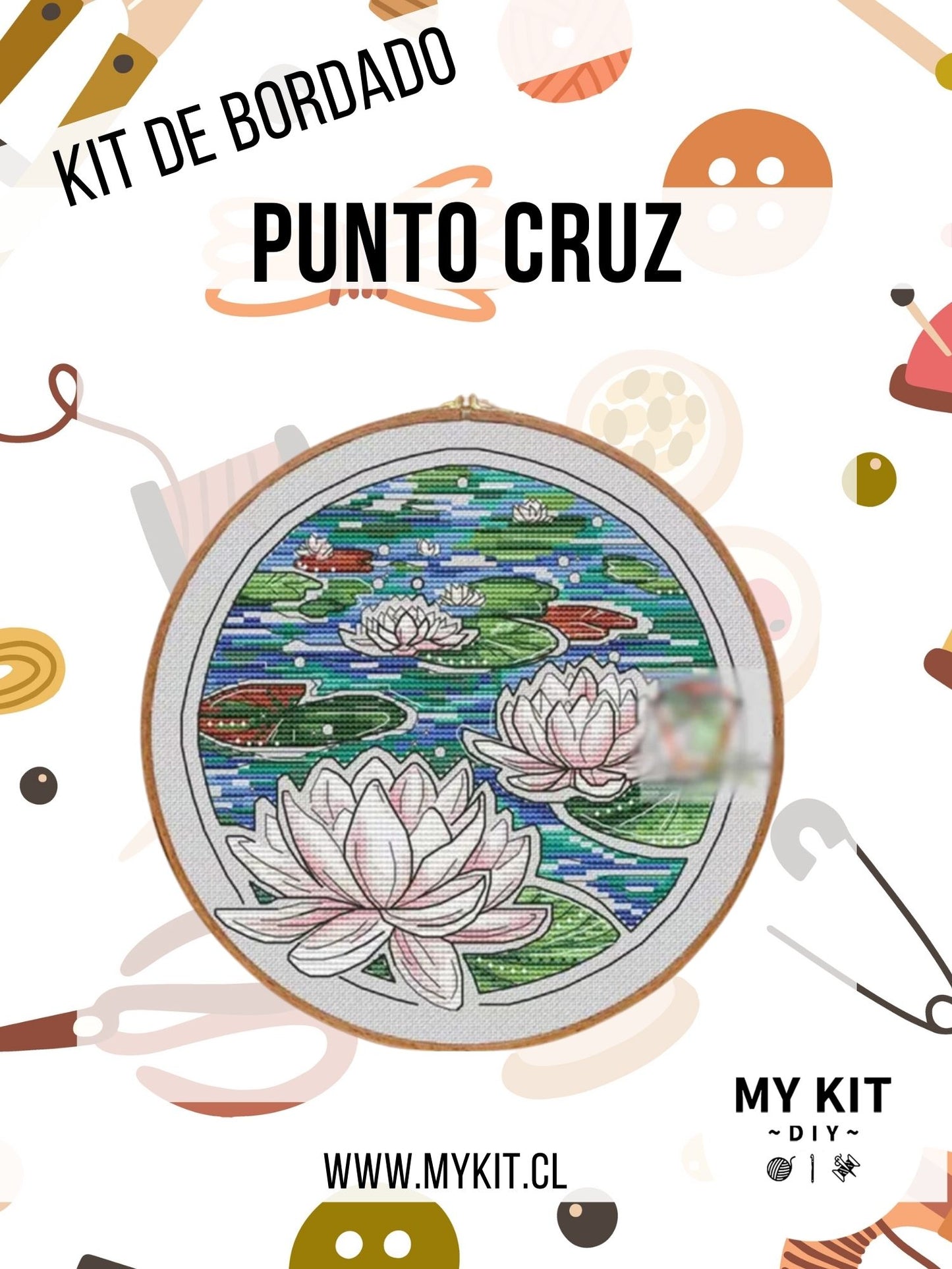 Kit punto cruz - Loto