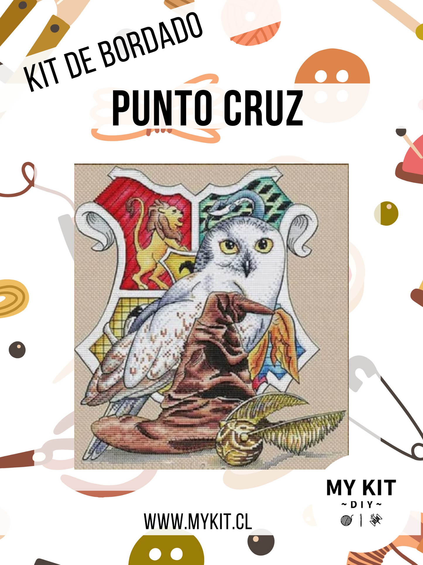 Kit punto cruz - Harry Potter