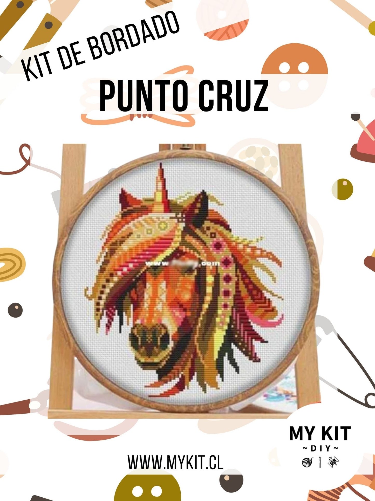 Kit punto cruz - Deka