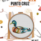 Kit punto cruz - Pato