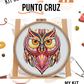 Kit punto cruz -Buho