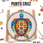 Kit punto cruz - Tortuga