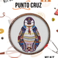 Kit punto cruz - Pingüino