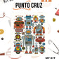 Kit punto cruz - Robots