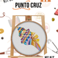 Kit punto cruz - Caracola