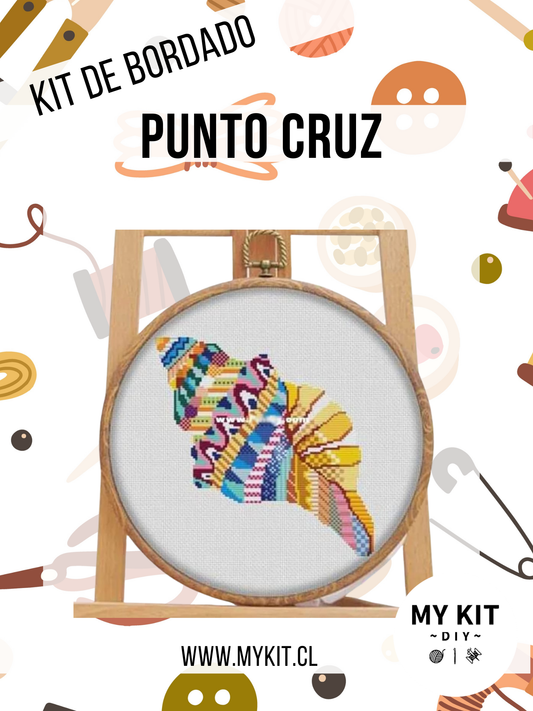 Kit punto cruz - Caracola