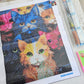 Kit pinta con diamantes 40x50 cm - Muchos gatos