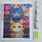 Kit pinta con diamantes 40x50 cm - Muchos gatos