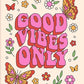 Kit pinta con diamantes 30 x 40 cm -Good vibes only